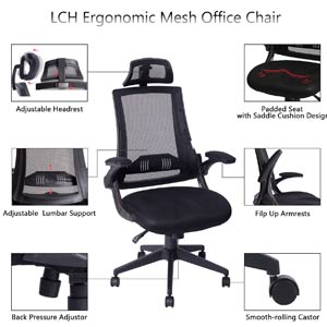 LCH Ergonomic High Back Mesh Office Chair